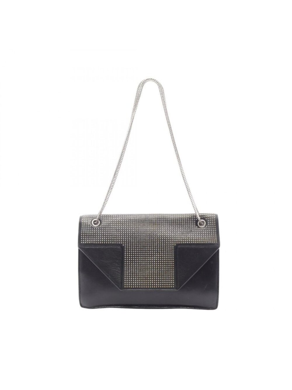 Saint Laurent Paris Shoulder Bag Betty Studs Black Leather